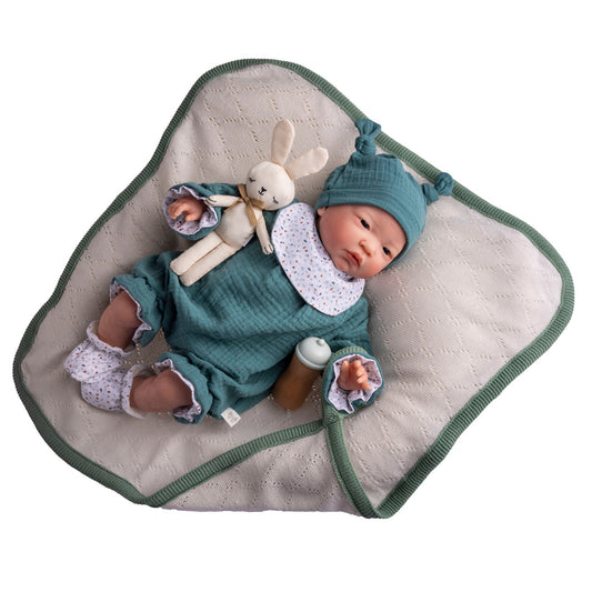 Reborn Doll | Berenguer Classics 16" Weighted & Hand Painted Soft Vinyl | Limited Edition | Kai | Asian |