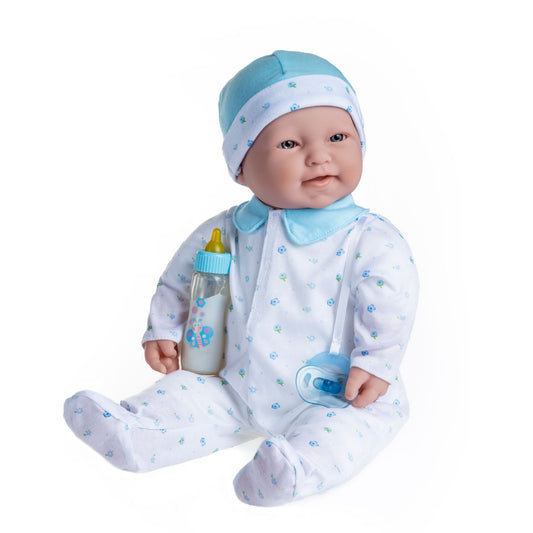 La Baby Play Doll - 20" Soft Body Baby Doll in baby outfit Blue w/ Pacifier