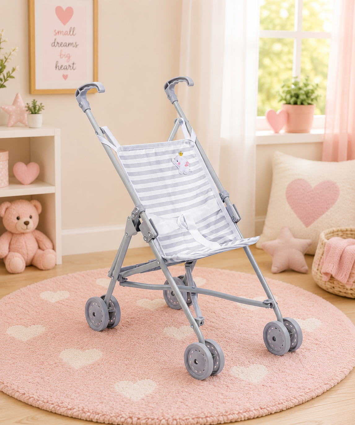 pottery barn umbrella stroller JC Toys Berenguer Boutique Single Baby Doll Grey – JC Toys Group Inc How to Fold and best Electric Dirt Bike With Pedals Print:Pink Plaid Fabric is made of