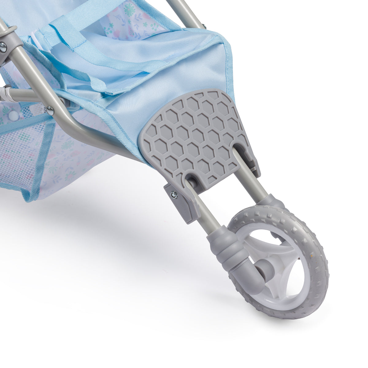 JC Toys - Berenguer Boutique Playtime | Deluxe Folding Jogger | Royal Blue Collection | for Dolls up to 20" | Ages 3+