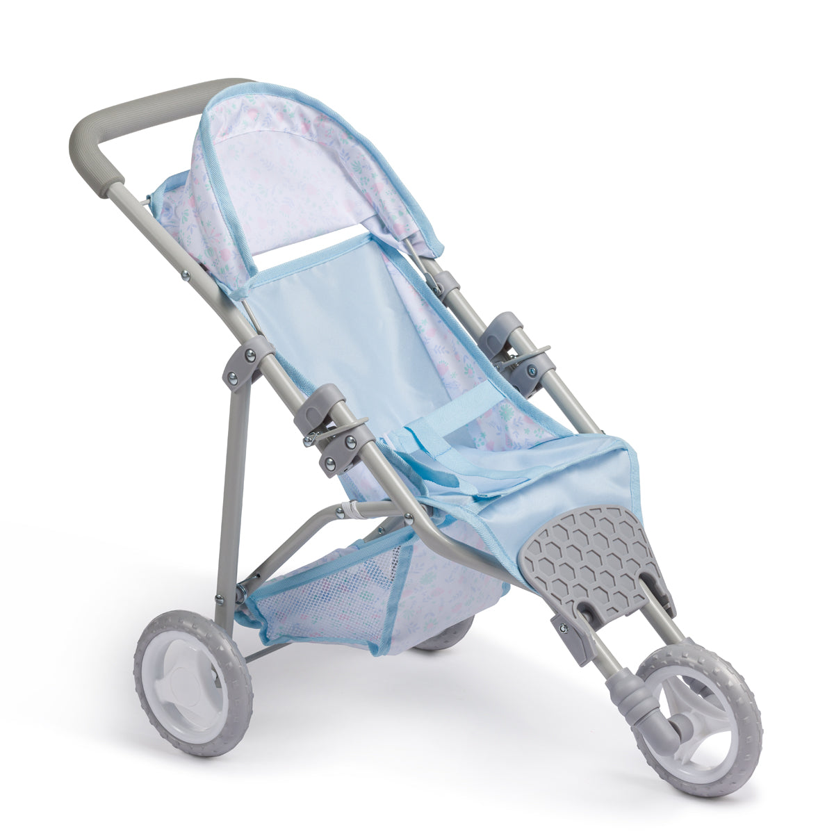 JC Toys - Berenguer Boutique Playtime | Deluxe Folding Jogger | Royal Blue Collection | for Dolls up to 20" | Ages 3+