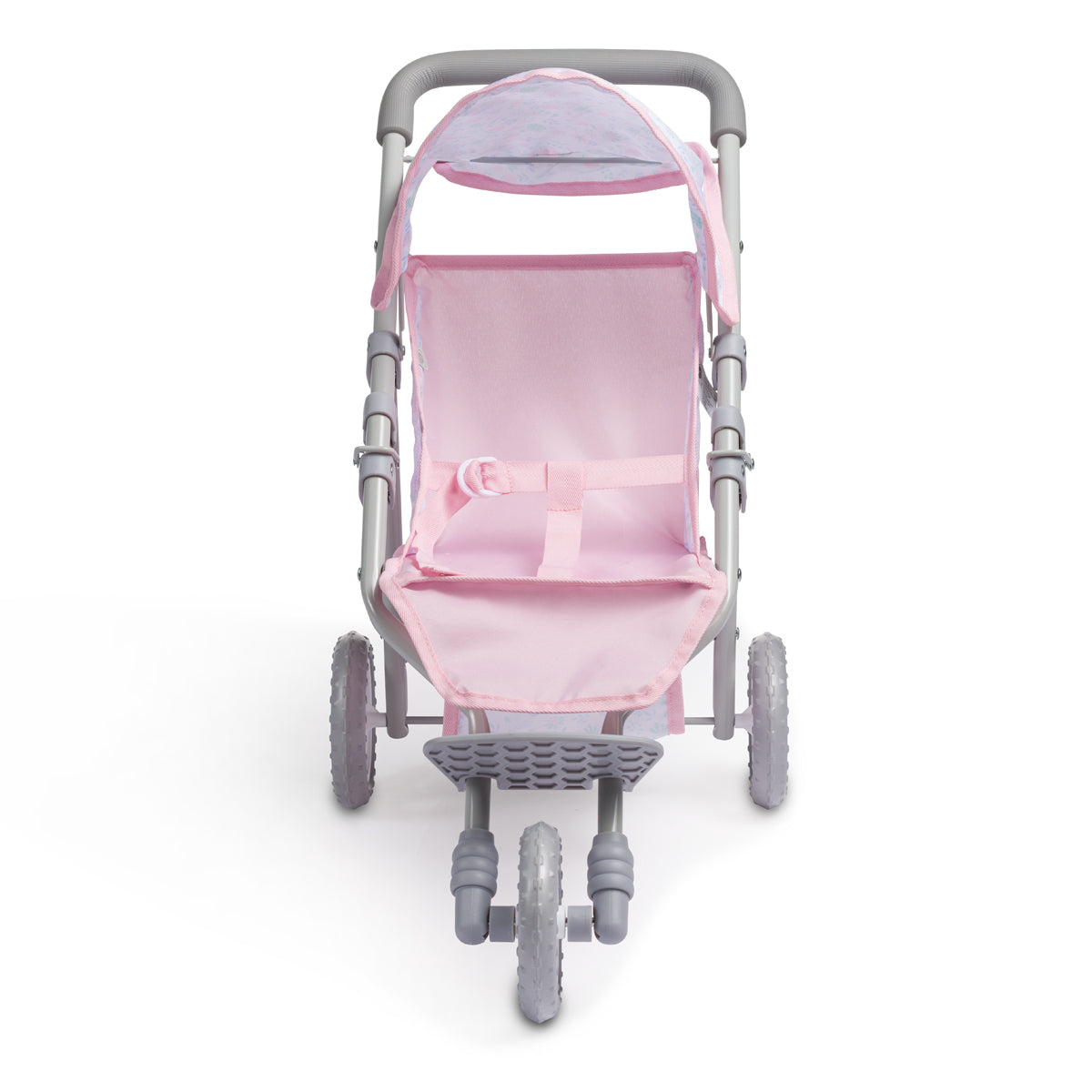 JC Toys - Berenguer Boutique Playtime | Deluxe Folding Jogger | Royal Pink Collection | for Dolls up to 20" | Ages 3+