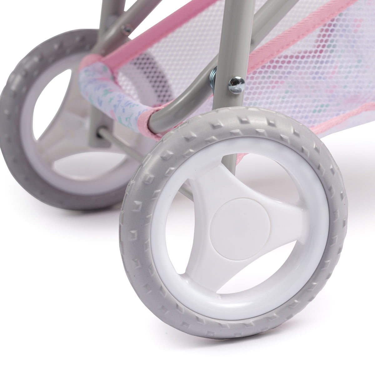 JC Toys - Berenguer Boutique Playtime | Deluxe Folding Jogger | Royal Pink Collection | for Dolls up to 20" | Ages 3+