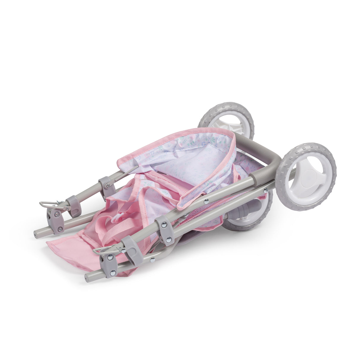 JC Toys - Berenguer Boutique Playtime | Deluxe Folding Jogger | Royal Pink Collection | for Dolls up to 20" | Ages 3+