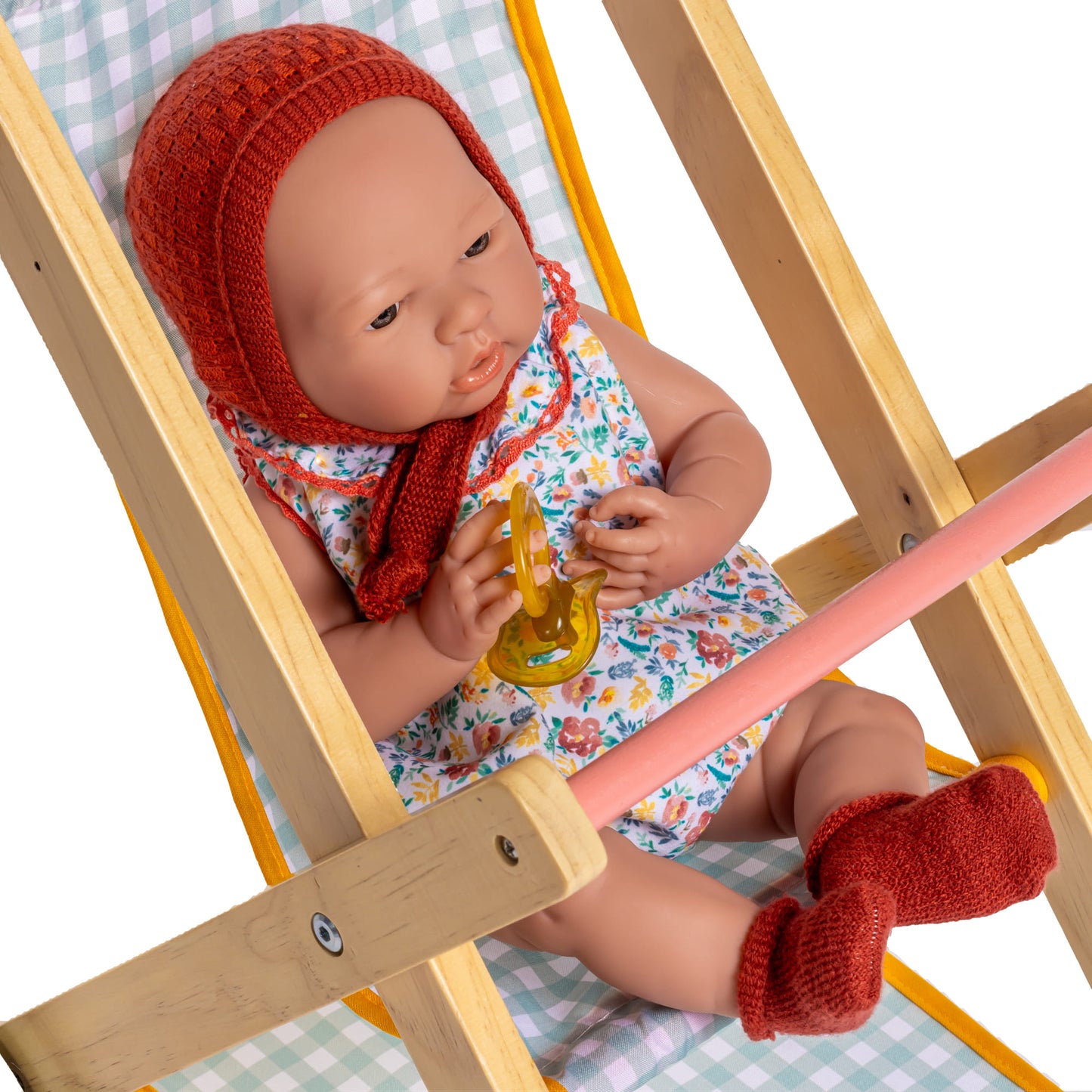 JC Toys - Twiggly Toys - Deluxe Wood Stroller