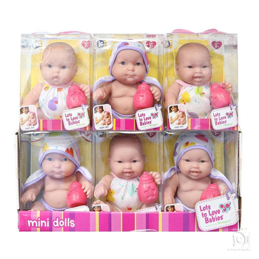Lots to Love Babies 8" All Vinyl  Bath Doll Assortment in Gift Box and Accessory - JC Toys Group Inc.