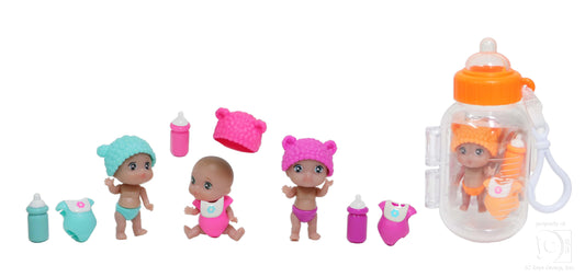 Lil' Cutesies PETITES! Collectable Surprise Dolls packaged in Baby Bottles - JC Toys Group Inc.