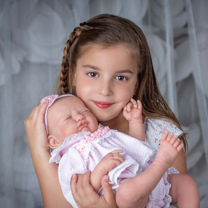 Reborn Doll | Berenguer Classics 17" Weighted & Hand Painted Soft Vinyl | Limited Edition | Leonor | Pink |