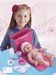 JC Toys, La Newborn 10 Piece Deluxe Diaper Bag Gift Set 13