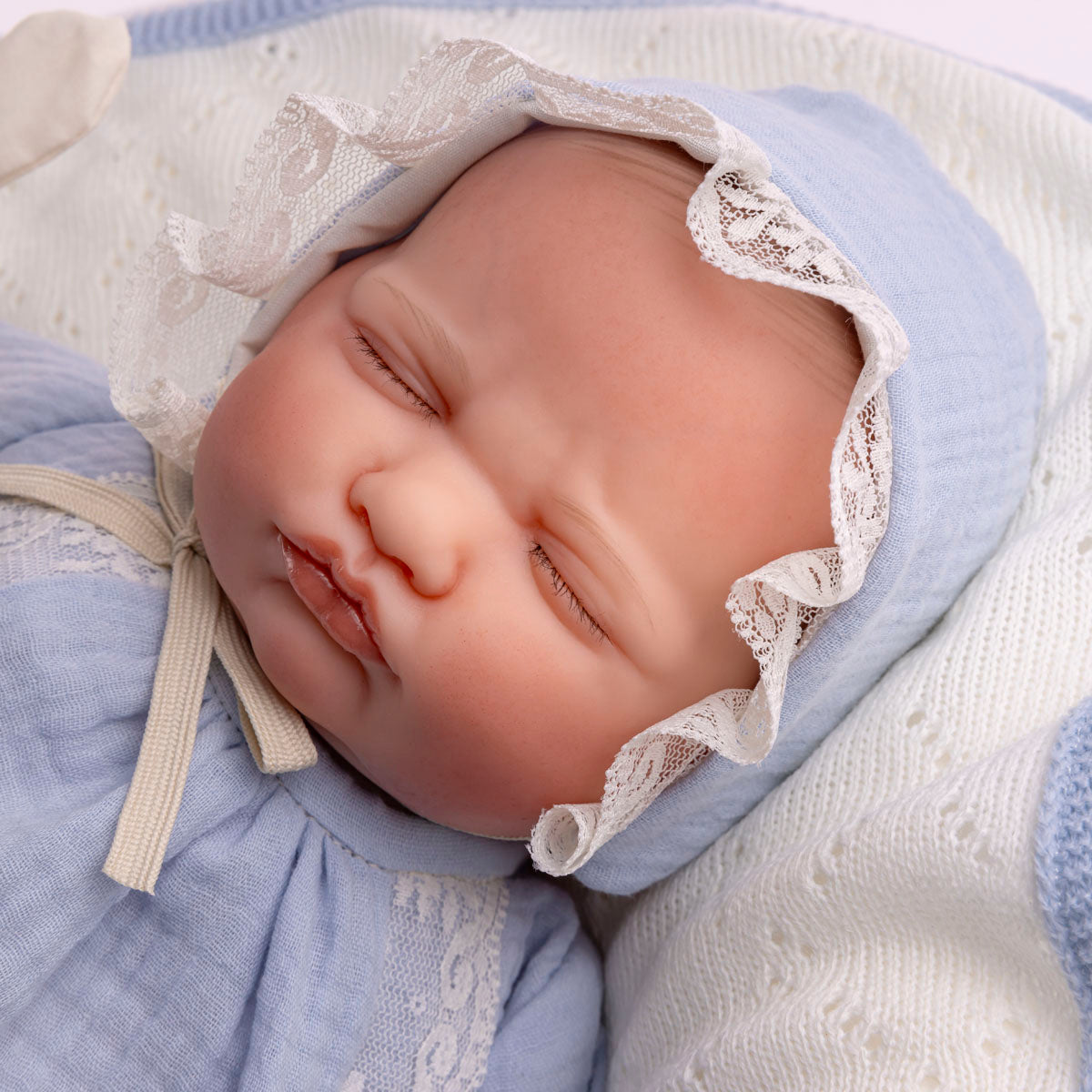 Reborn Doll | Berenguer Classics 17" Weighted & Hand Painted Soft Vinyl | Limited Edition | Mateo | Blue |