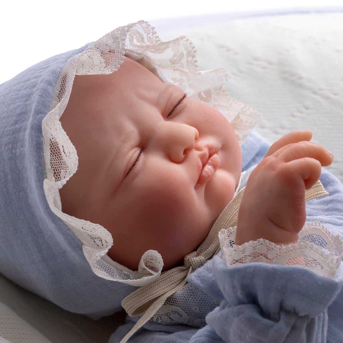 Reborn Doll | Berenguer Classics 17" Weighted & Hand Painted Soft Vinyl | Limited Edition | Mateo | Blue |