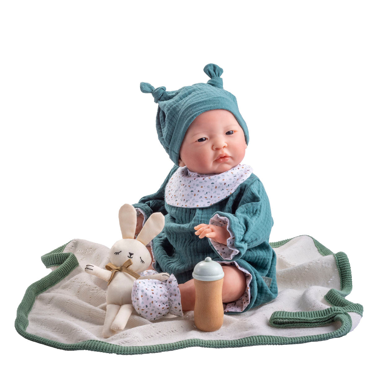 Reborn Doll | Berenguer Classics 16" Weighted & Hand Painted Soft Vinyl | Limited Edition | Kai | Asian |