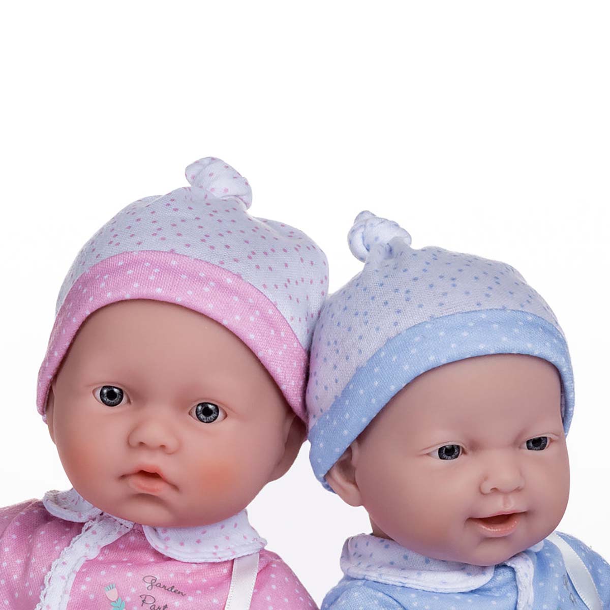JC Toys La Baby Twins Sleeping Bag Gift Set |11-inch Small Soft Body Dolls Washable |Removable Pink and Blue Outfits, Pacifier & Blanket | 12 Months+
