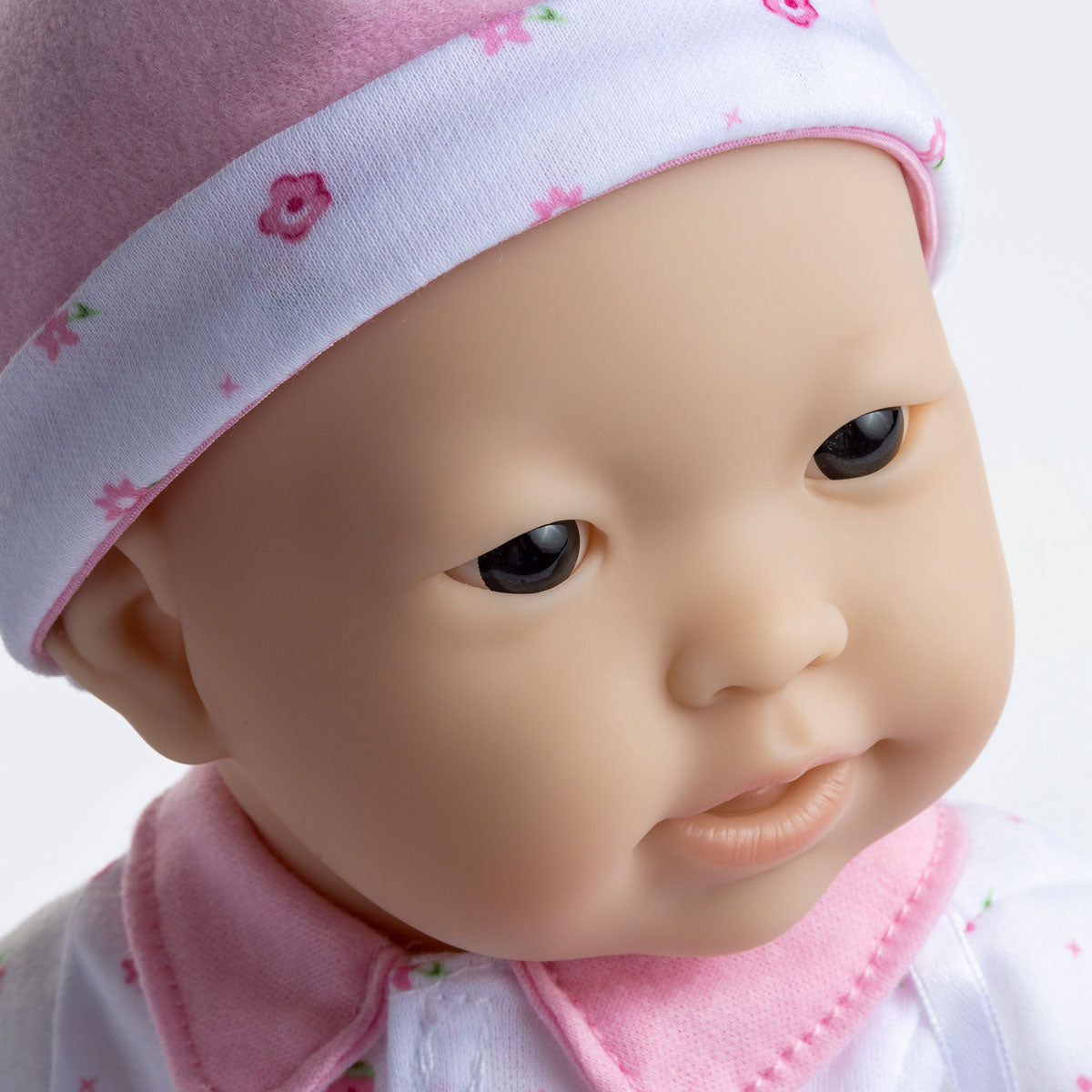 JC Toys, La Baby 16 inches Soft Body Asian Baby Doll in Pink Outfit