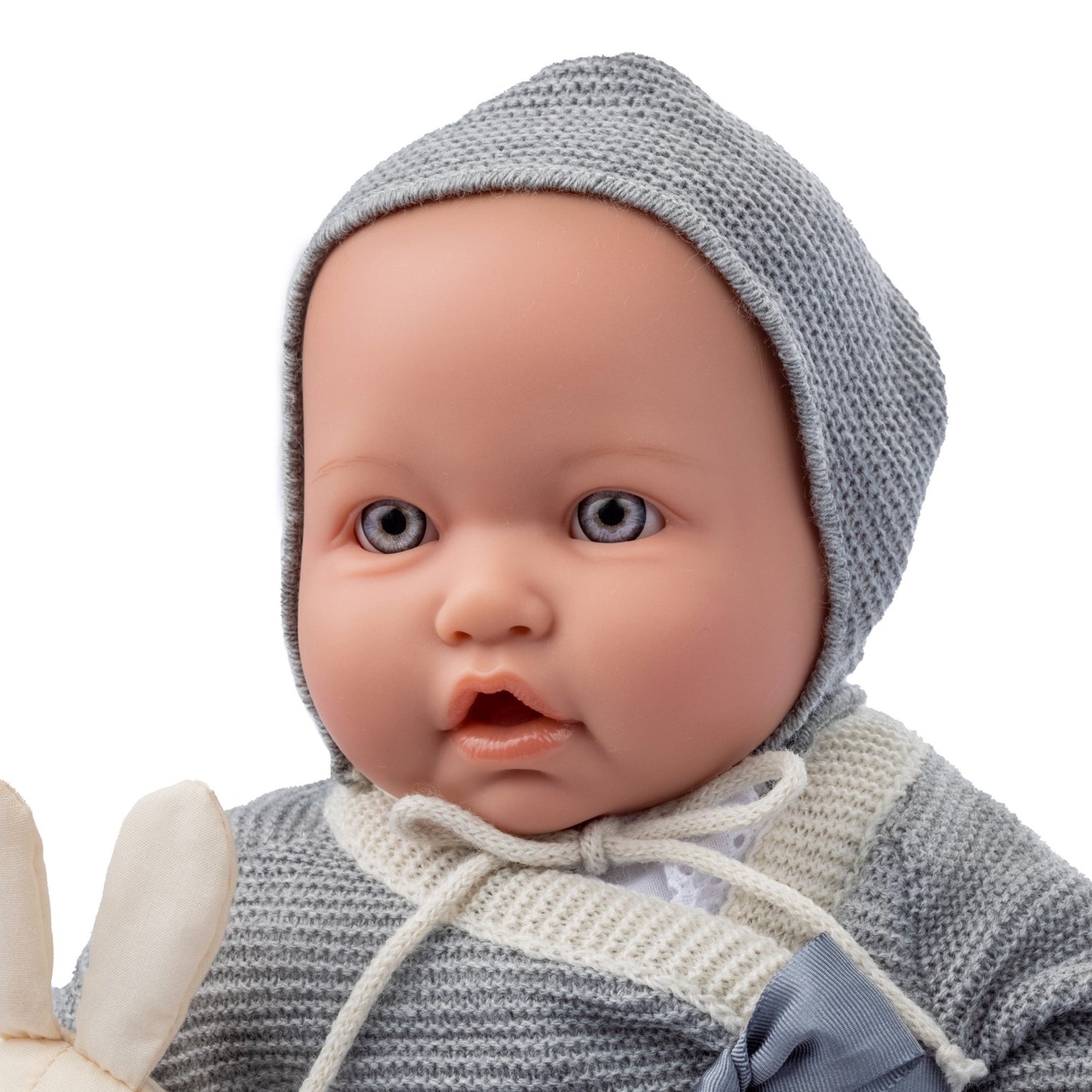 JC Toys La Baby Original Gray Collection Gift Set 17" Soft Body with Bright Sparkling Eyes