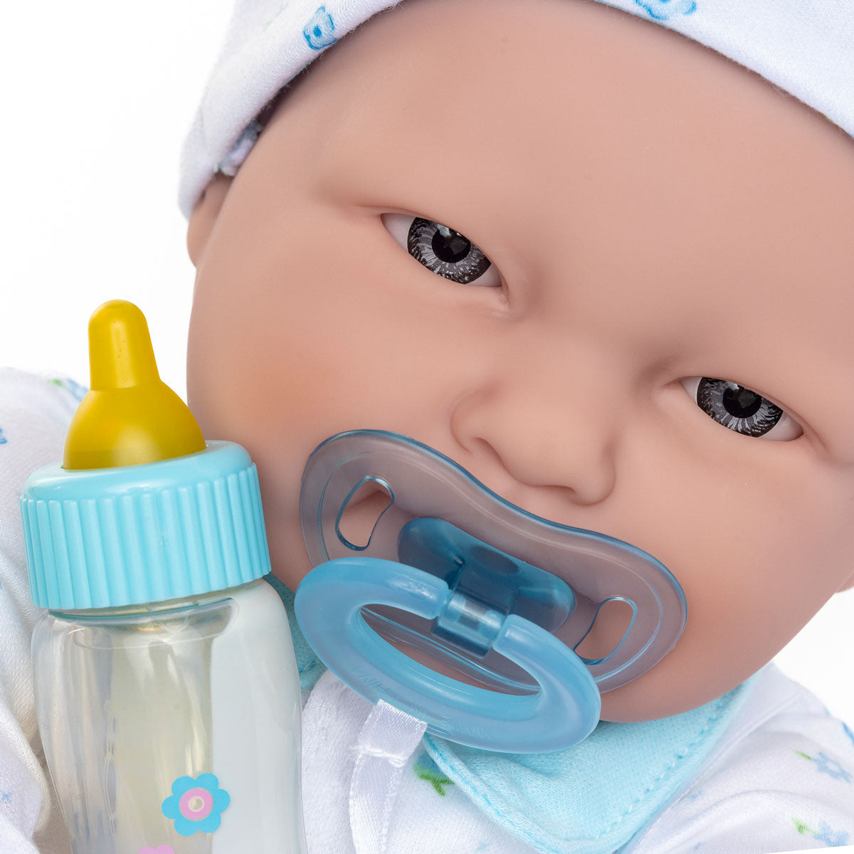 La Baby Play Doll - 20" Soft Body Baby Doll in baby outfit Blue w/ Pacifier