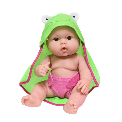 JC Toys, Lots to Love Babies 14" All-Vinyl Doll Frog Potty Gift Set with Accessories