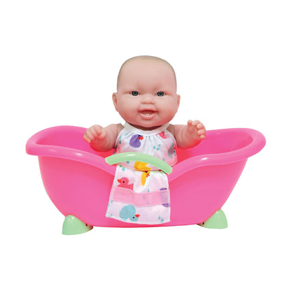 Lots to Love Babies Vinyl Baby Doll 10" with Deluxe Gift Set