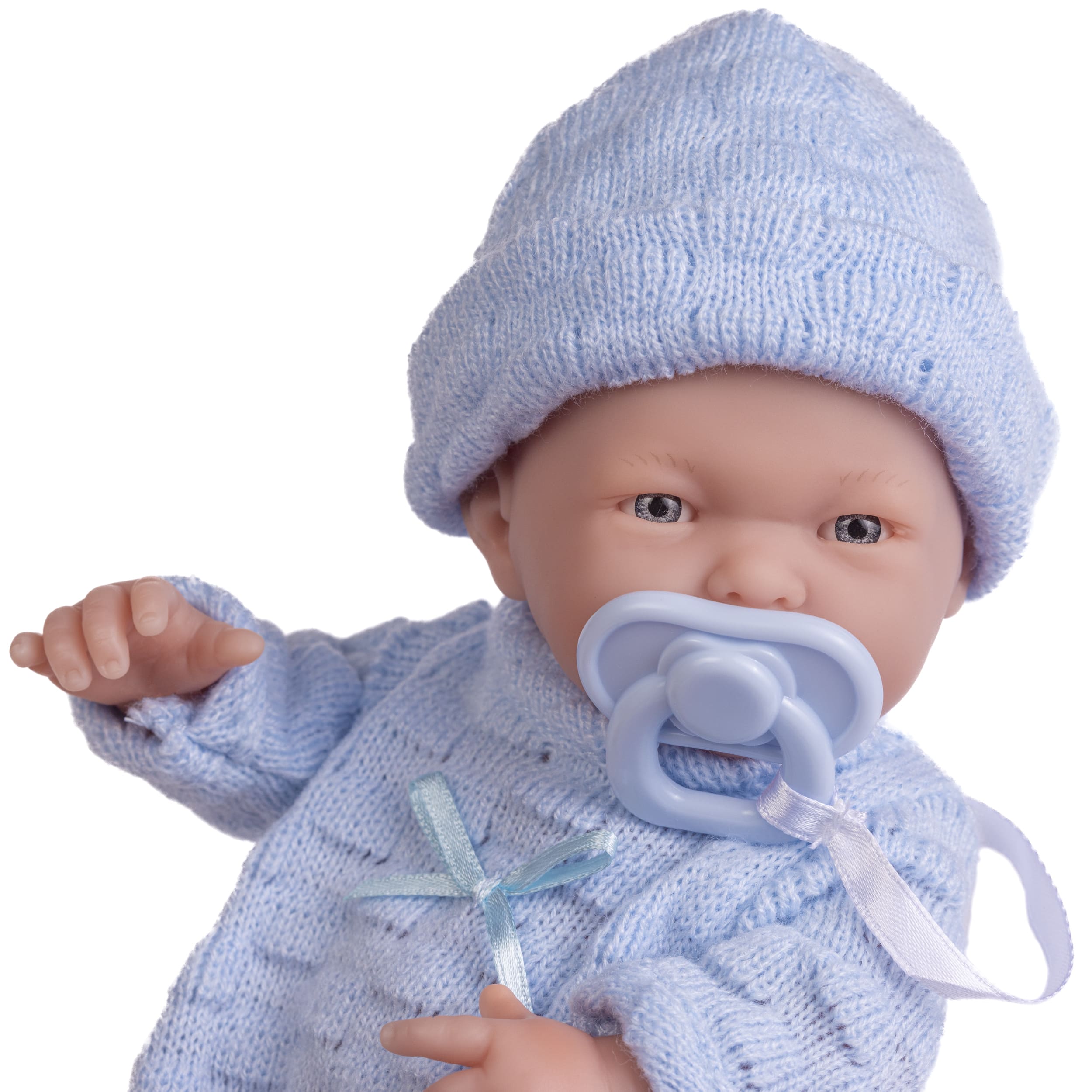 JC Toys, Mini La Newborn All Vinyl 9.5in Real Boy Baby Doll