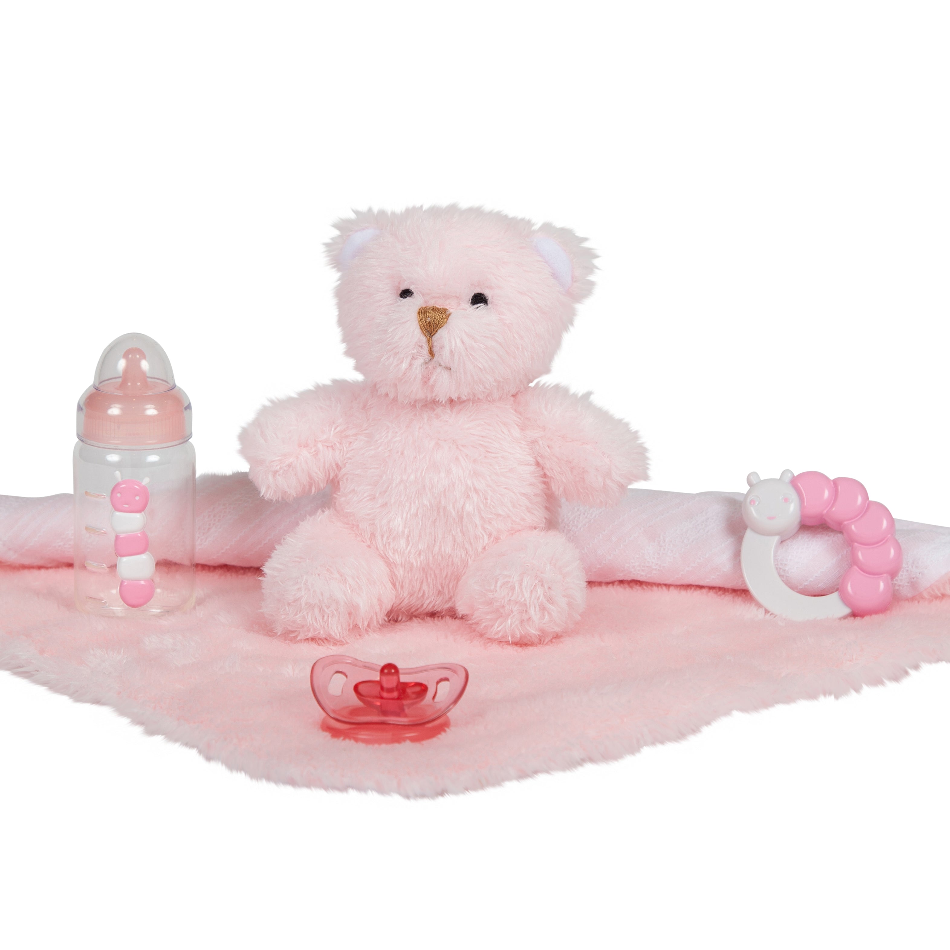 Teddy bear baby doll clearance