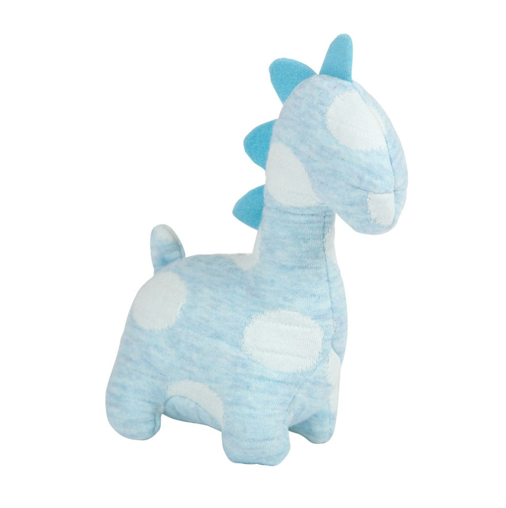 JC Toys, La Newborn All-Vinyl Real Boy 15 in Baby Doll-Blue with White Polka Dots
