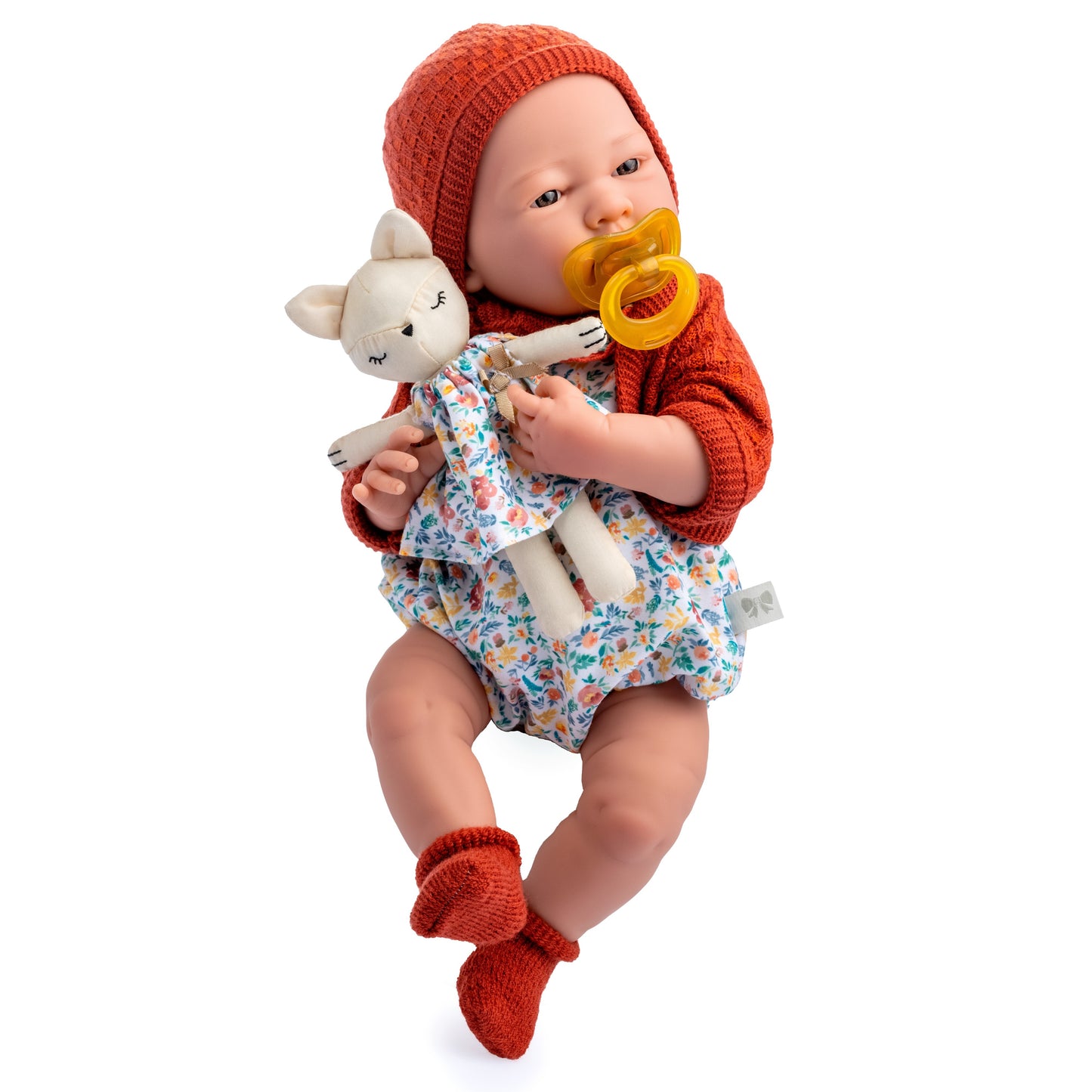 JC Toys La Newborn Anatomically Correct Real Girl Baby Doll 15" All-Vinyl NATURE Collection Designed by Berenguer Ages 2+