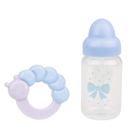 La Newborn® 17"  All-Vinyl Retro La Newborn Doll in Blue w/ accessories. Window Box