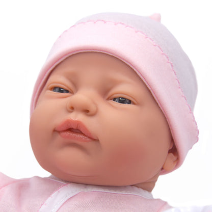 Realistic 15” Baby Doll with Pink Outfit & Accessories | JC Toys La Newborn Doll