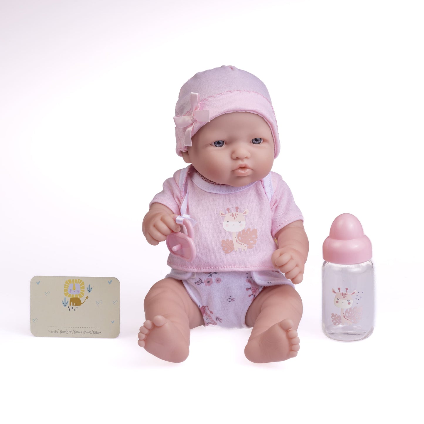 JC Toys, La Newborn 12 inches All Vinyl Nursery Gift Set Doll