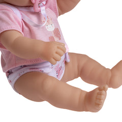 JC Toys, La Newborn 12 inches Asian All Vinyl Nursery Gift Set Doll