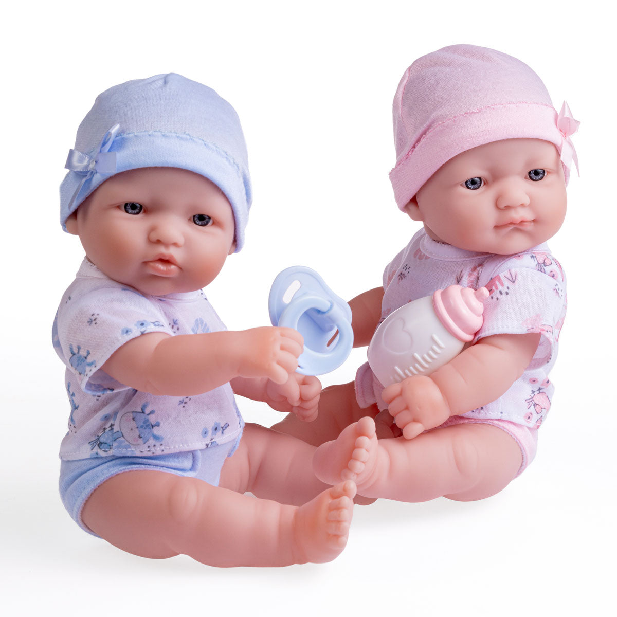 La Newborn ® All-Vinyl La Newborn TWINS w/ Accessories.