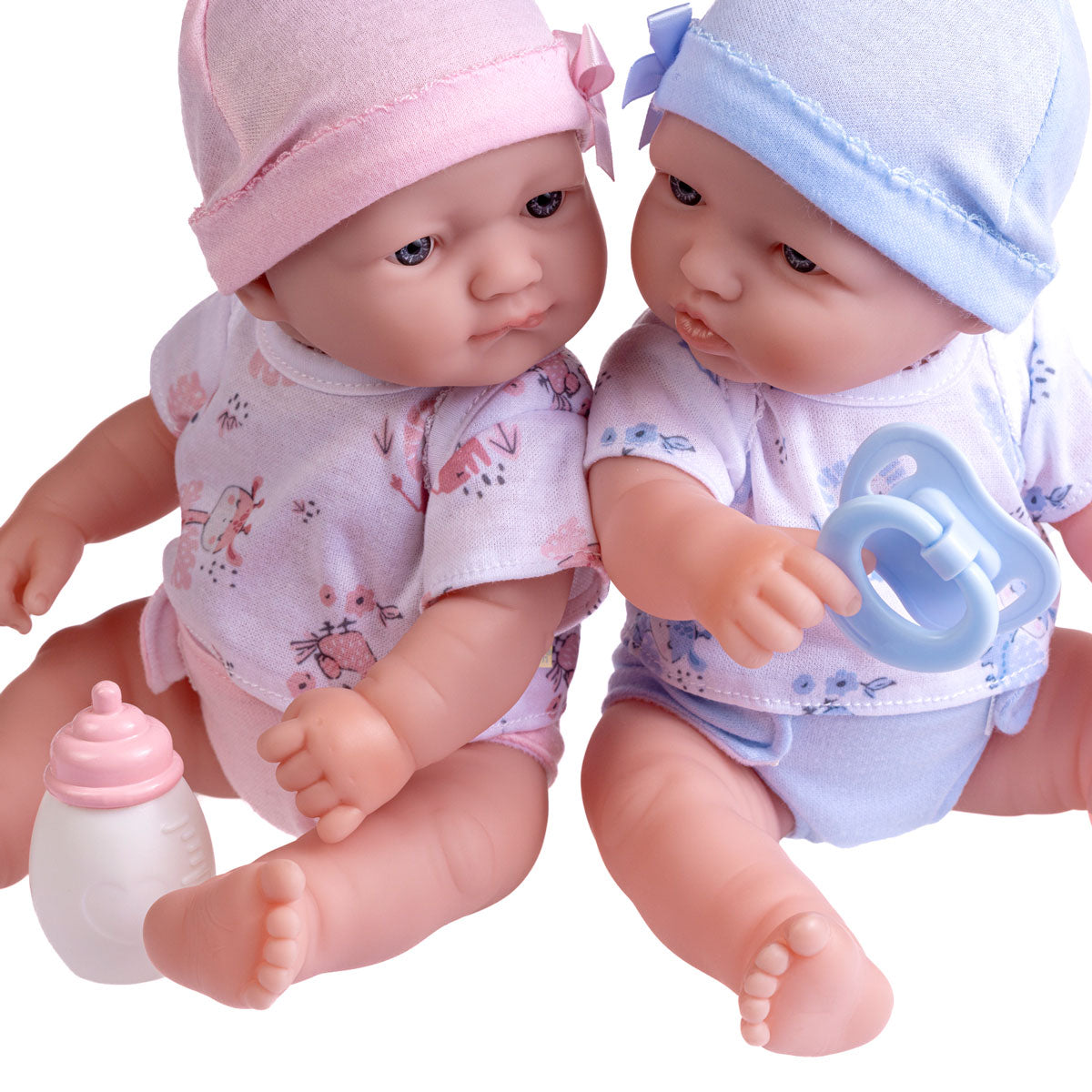 La Newborn ® All-Vinyl La Newborn TWINS w/ Accessories.