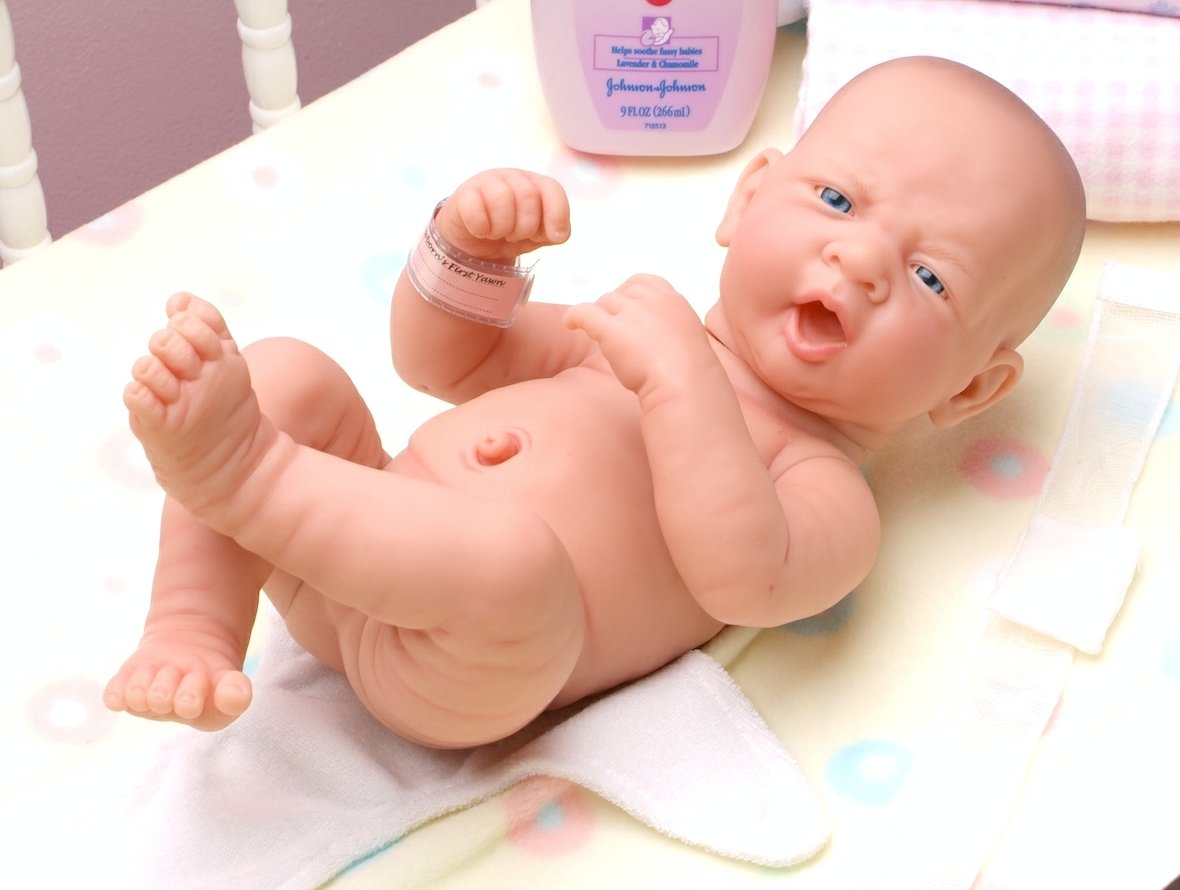 La Newborn "First Yawn" 14" Real Boy