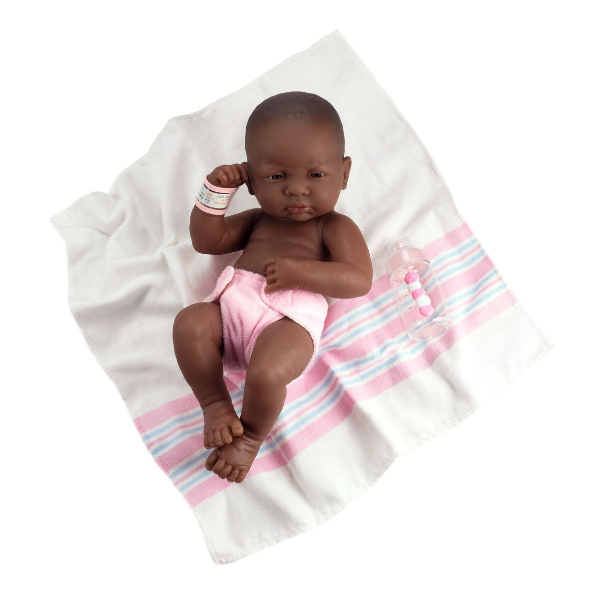 La Newborn African American "First Day" 14" Real Girl