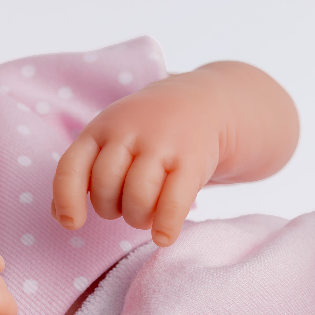 JC Toys, La Newborn Boutique 14 Inch Real Girl Doll-Pink Outfit 9 Pcs Gift Set