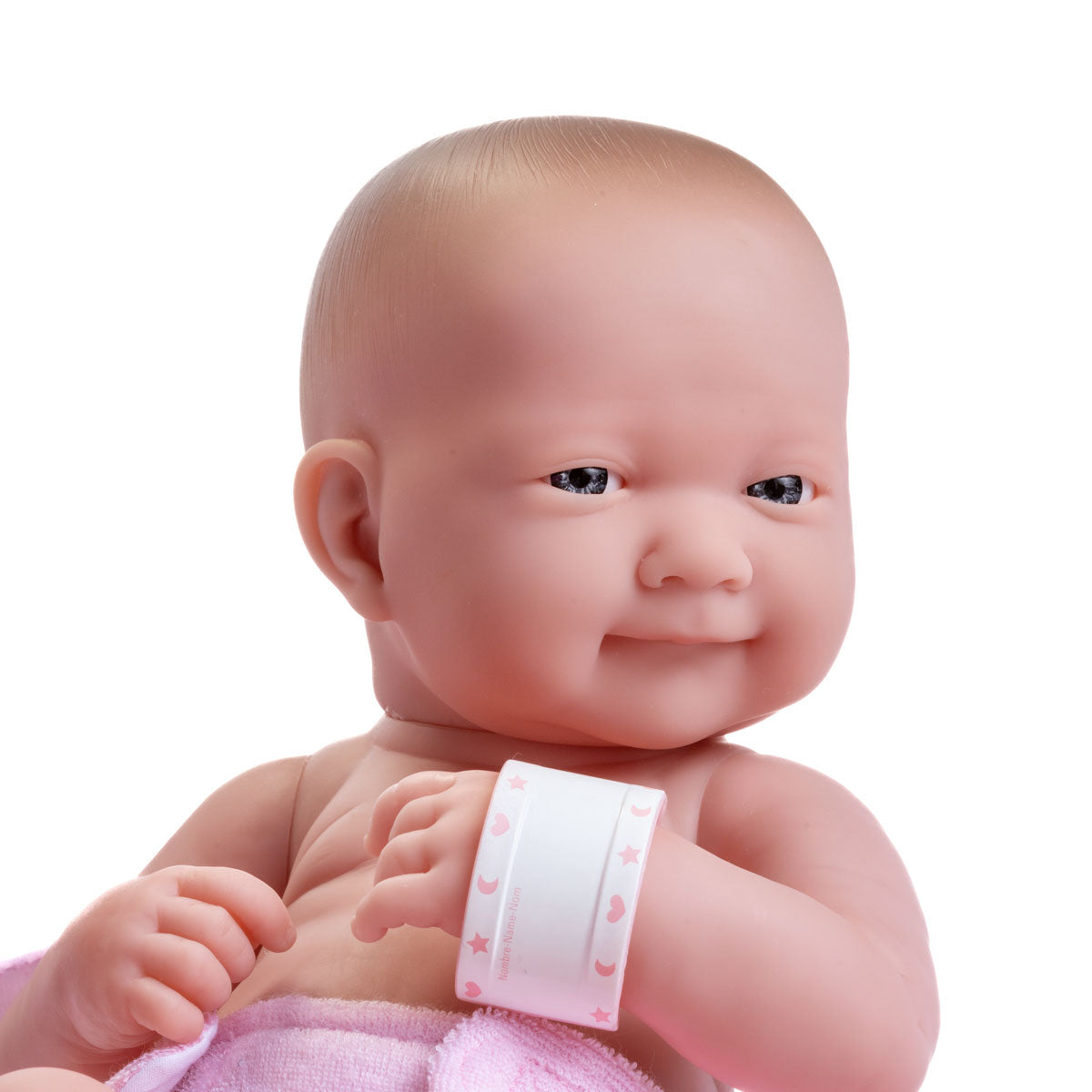 JC Toys, La Newborn Nursery 8 piece Layette Pink Baby Doll Gift Set 14 inch Lifelike Smiling Doll-Accessories-Ages 2+