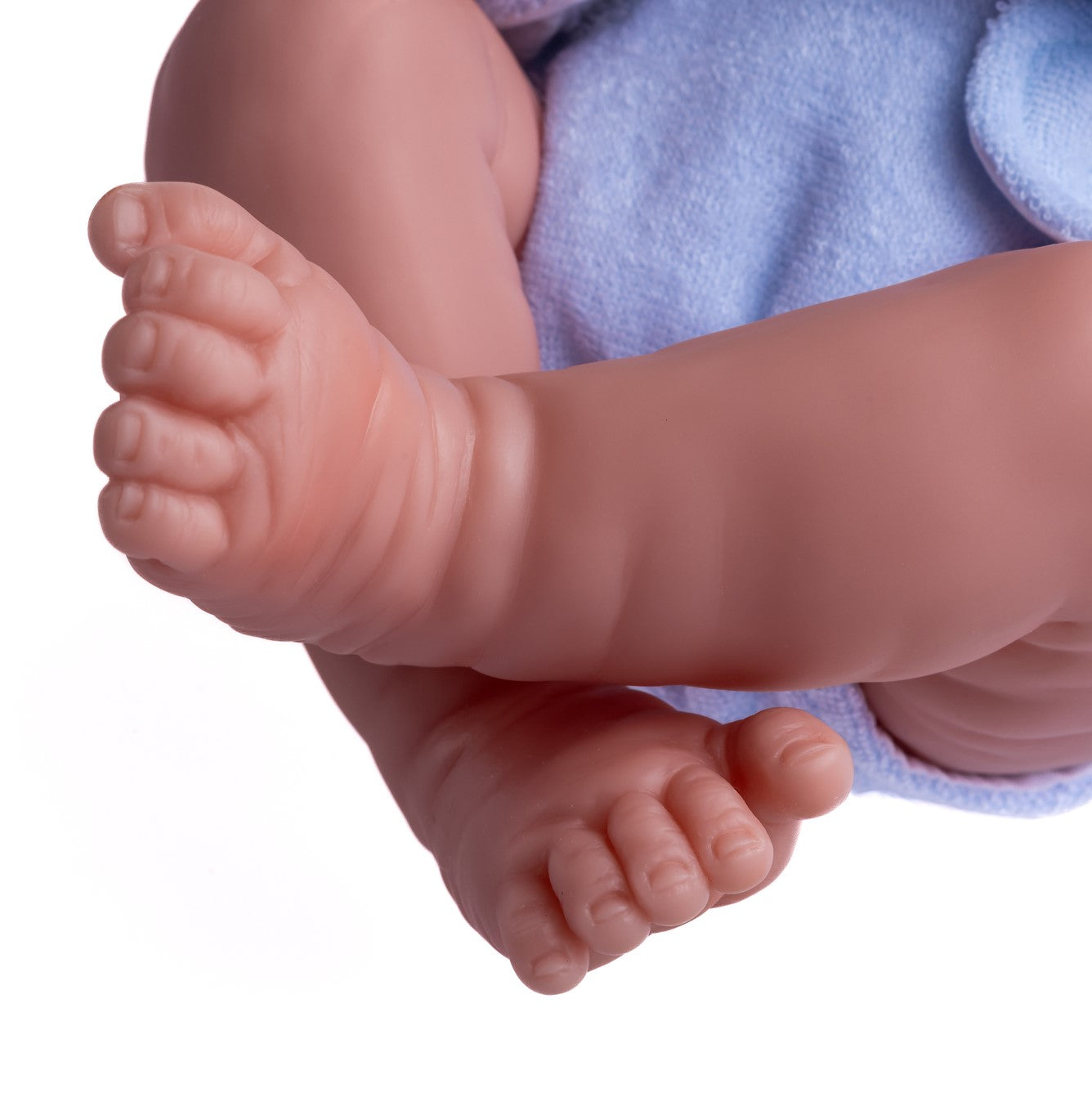 JC Toys, La Newborn Nursery 8 Pc Blue Layette Baby Doll Gift Set, 14 inch Life-Like Smiling Doll