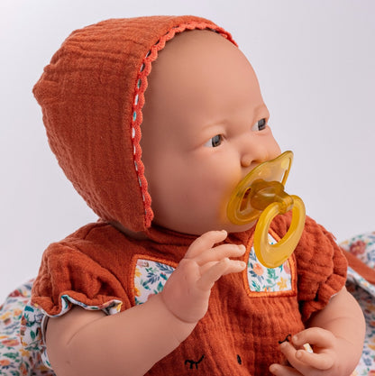 JC Toys La Newborn Nature Collection 15.5" Soft Body Baby Doll and Accessories Ages 2+
