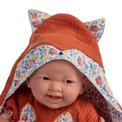 JC Toys La Newborn Nature Collection 15.5" Soft Body Baby Doll and Accessories Ages 2+