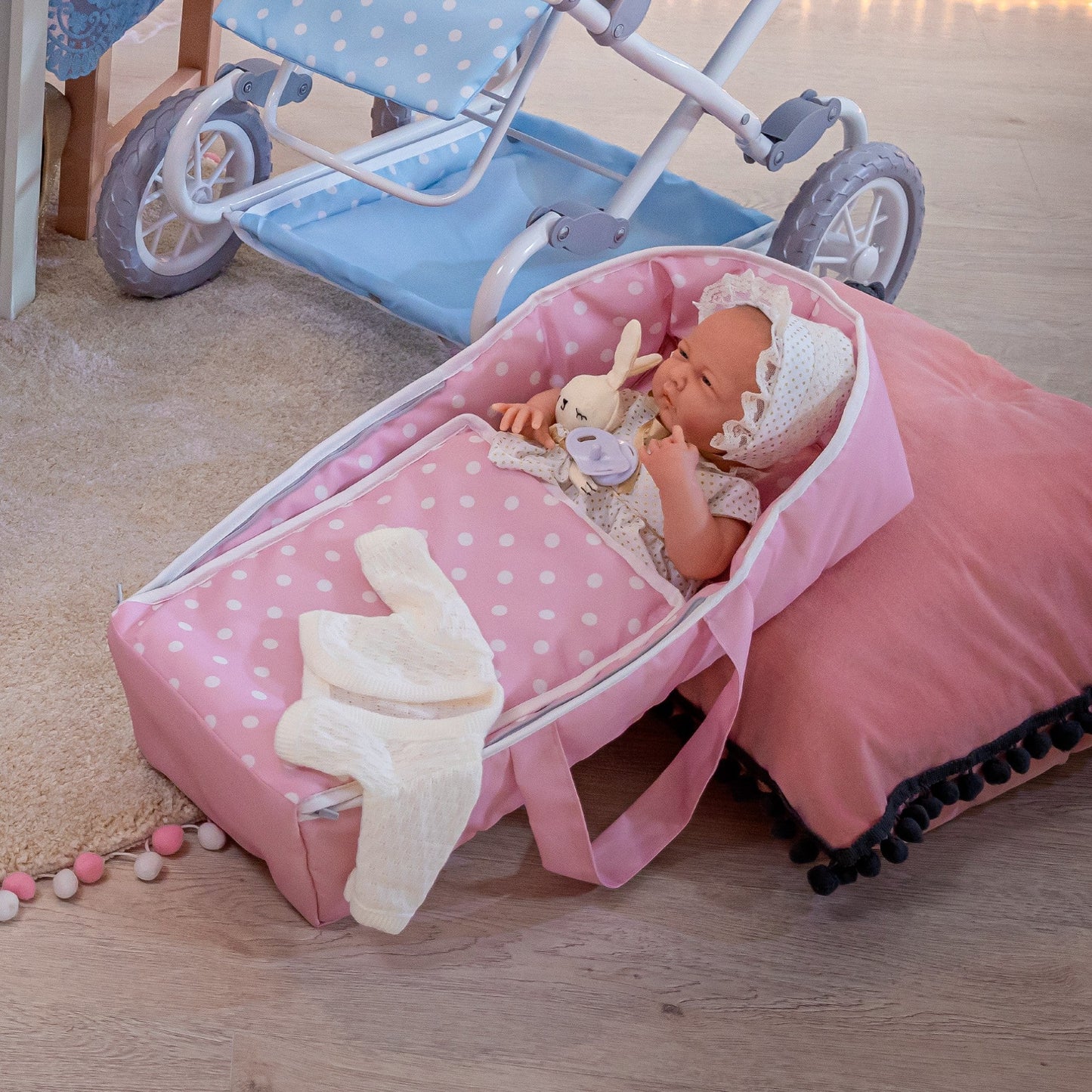 JC Toys La Newborn Royal Collection 15.5" Soft Body Baby Doll and Accessories Ages 2+