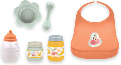 Nature Collection (Neutral Colors) Highchair + Accessory Gift Set fits dolls up to 16” dolls - Ages 2+