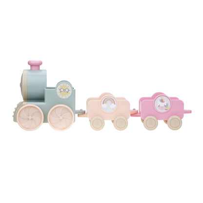 Lil’ Cutesies® Fairy Baby Doll & Unicorn Train Playset – 5.5” All Vinyl