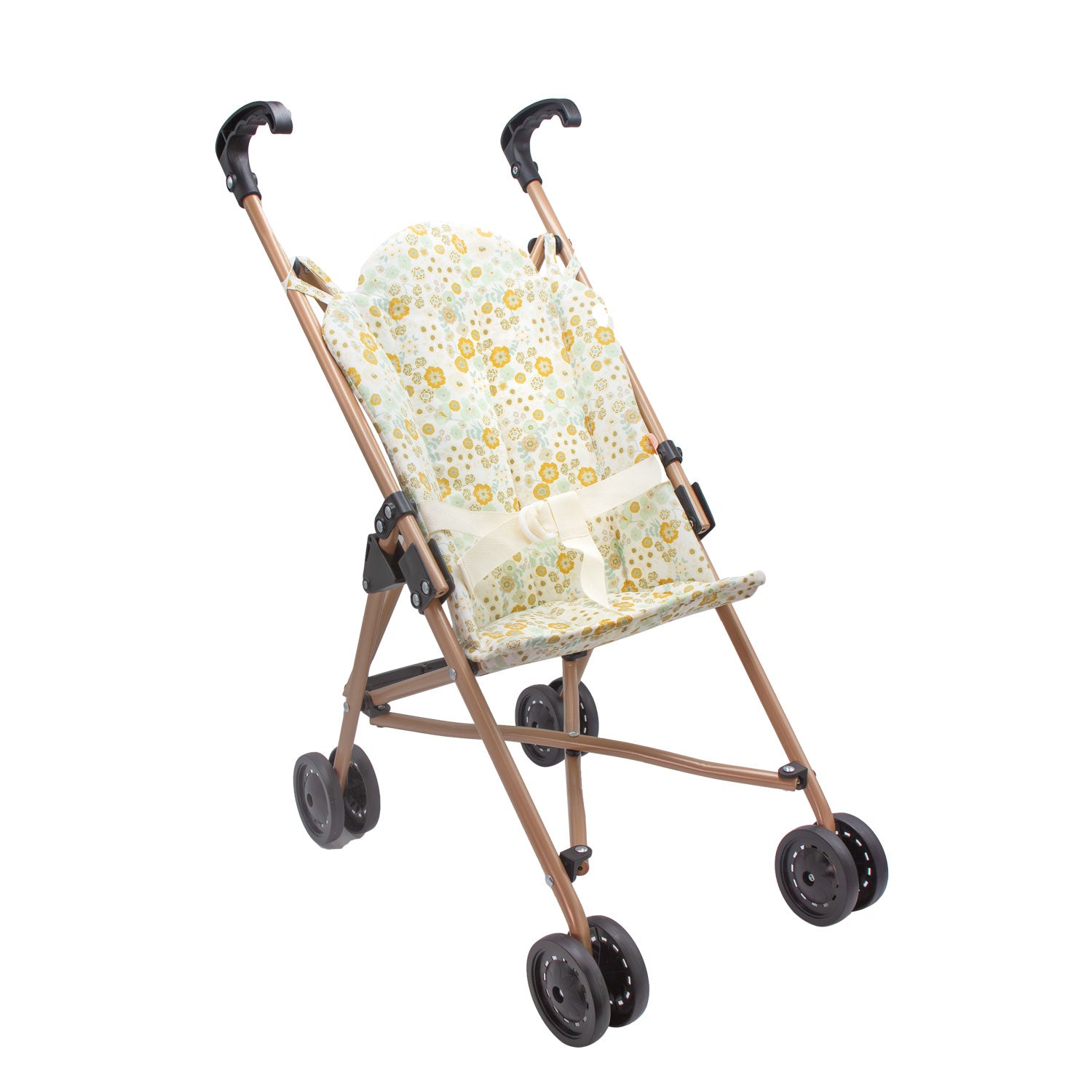 mustard colored stroller for dolls