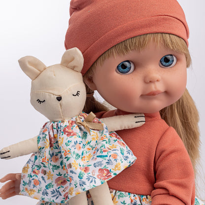 JC Toys Chloe 15" Nature Collection Fashion Doll Long Blonde Hair All vinyl Posable Doll