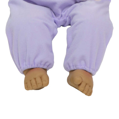 JC Toys, Lots to Cuddle Babies Hispanic Soft Body Baby Doll 20 in -Purple outfit