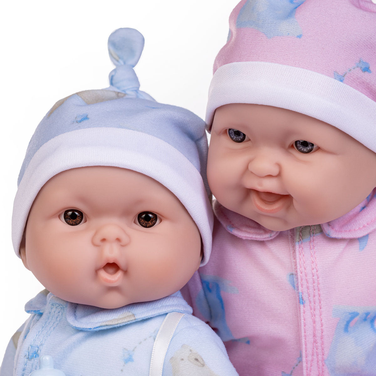 JC Toys, Lots to Cuddle Babies 13 inches Like life Twins Soft Body Baby Dolls