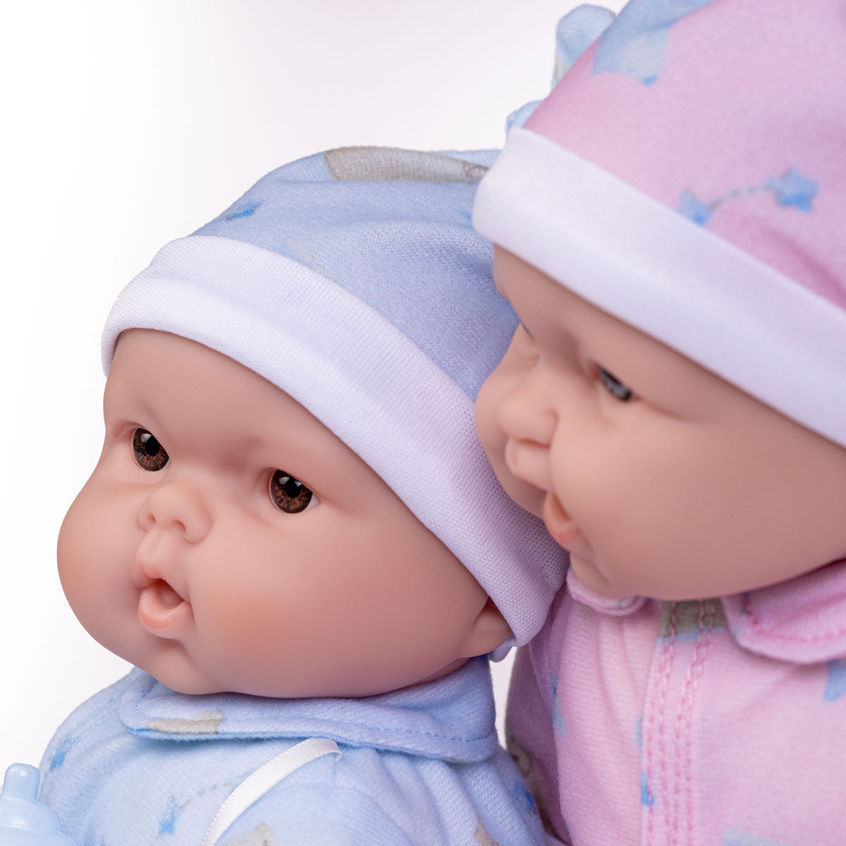 JC Toys, Lots to Cuddle Babies 13 inches Like life Twins Soft Body Baby Dolls
