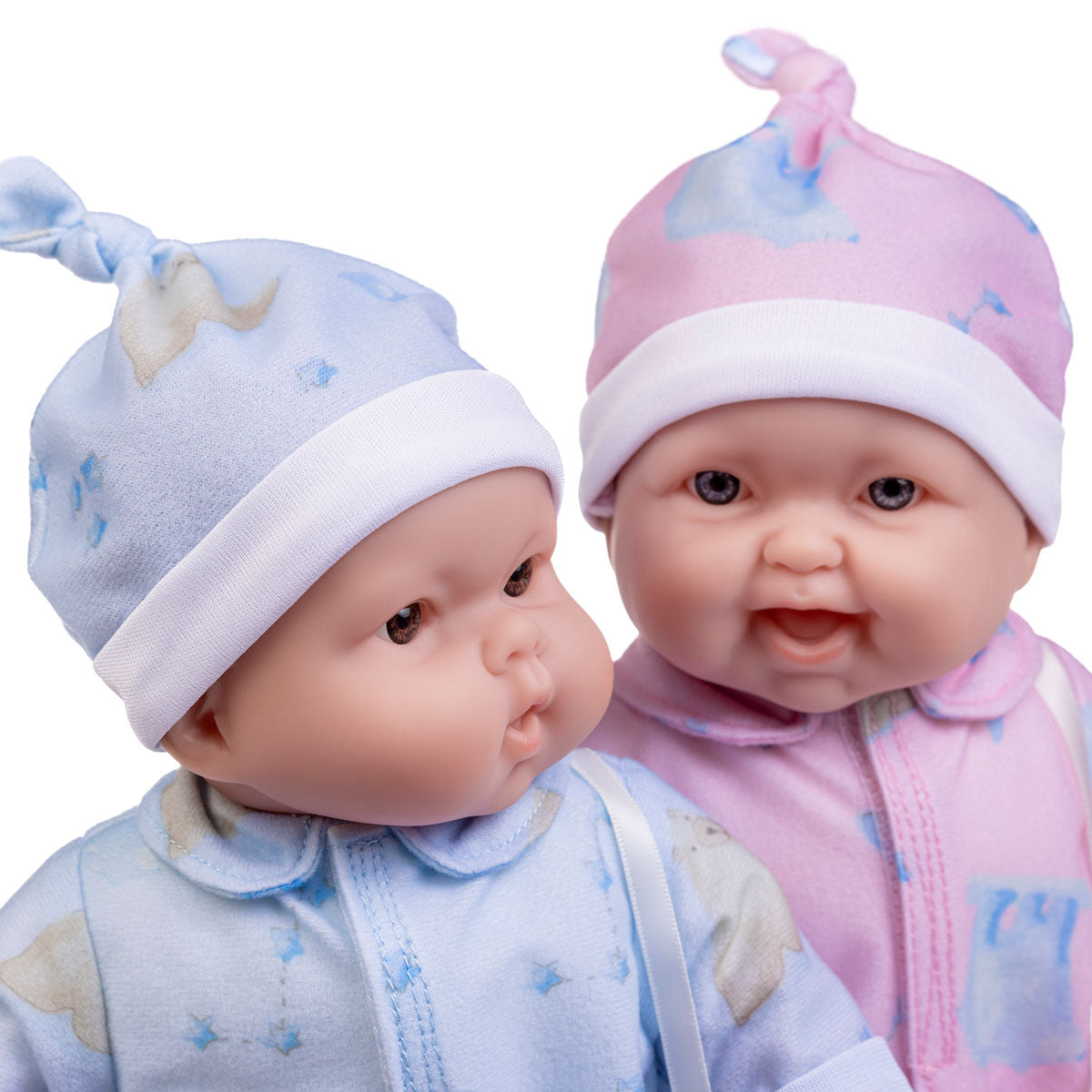 JC Toys, Lots to Cuddle Babies 13 inches Like life Twins Soft Body Baby Dolls