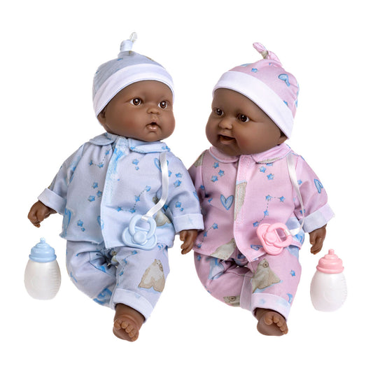 Lots to Cuddle Babies 13" Twins African American Soft Body Baby Dolls