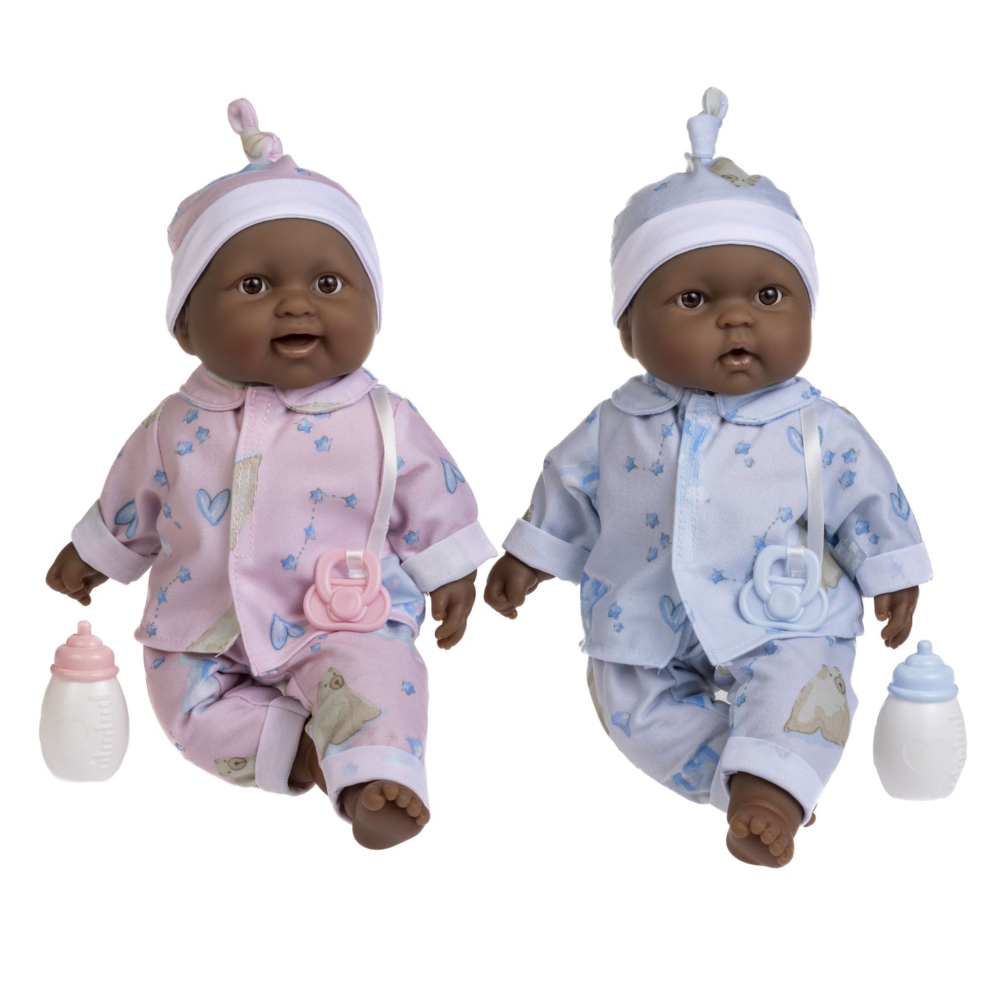 Lots to Cuddle Babies 13" Twins African American Soft Body Baby Dolls